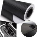 30cm X 30cm Black 3D Carbon Fiber Vinyl Adhesive Film Sheet Roll Auto Car DIY Decoration Stickers, Motorcycle Car Styling Accessories Automobiles, Laptop Sticker, Mobile Stickers.. 