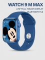 Watch 9 Max Smart Watch 2.19 Inch Full Touch Display 485×520 Bluetooth 5.0 Smartwatch with Heart Rate Monitor Wireless Charging IP65. 