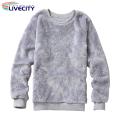 Men Pullover Top Windproof Solid Color Male Plus Velvet Sweatshirt. 
