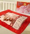 Plush Minks Royal Baby Embossed Junior Blanket baby blanket baby kambal  new born baby blanket baby gift for winter RAFIAS Collection. 
