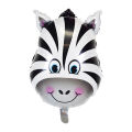 Jungle Theme Set of 5 Pcs Chrome Metallic Foil Balloon Tiger Lion Giraffe Reusable Balloon For Birthday Parties Decoration, Party Supplies, Kids Safari Theme Birthday Pack, Animal Shape Cartoon Balloons : hkyTJWvd. 