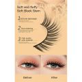 Black Big Eye False Eyelashes Fairy Natural Look Fake Eyelashes Mink Fluffy Strip False Lashes for Women. 