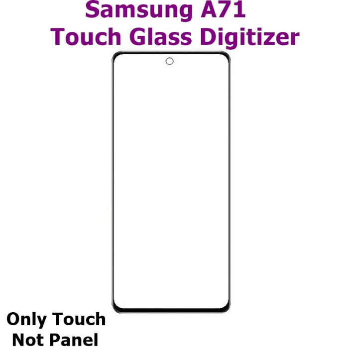 Samsung Galaxy A71 OCA + Touch Glass Digitizer Replacement for Samsung Galaxy A71 (Only Touch Glass Not Panel)