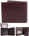 Dark Brown Leather Wallet For Men. 