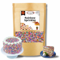 Rainbow Sprinkle Vermicelli for Cake Decoration - 250 Grams. 