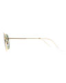 Ray-Ban Hexagonal Metal Gold Frame Green Lenses-RB3548-9196/BF-51. 