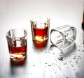 Qahwa Glass / Mini Shot Glass (Transparent Square Shape). 
