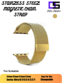 Stainless Steel Magnetic Chain Straps For 44/42/45/49mm Smart Watches - High Quality - Easy to Use. 