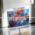 Kalma Shahadat – Modern Arabic Calligraphy Canvas Wall Art With UV Print. 