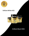 Hurvan High Gloss Synthetic Enamel 250ml | Hurvan Synthetic Enamel Brilliant White | Hurvan Synthetic Enamel Brilliant Black | Oil based paint for Furniture, Wood, Metal, Doors, Cabinets, and Gates | Brilliant White HE0 and Brilliant Black HE36.. 