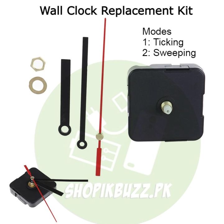 Wall clock machine,  Ticking , Wall clock sweep and tik tik movement,Wall clock movement, Wall clock machinery, Wall clock machine with needles| Ecartmax