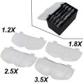 Light Head Magnifying With Led Sharp Light Headband Illuminated Visor Magnifying Glasses Loupe With 4 Lens Repair Mobile Laptop Circuits Micro Electric Appliances. 