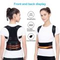 Therapy Posture Support Back Brace, Adjustable Posture Humpback Corrector Brace Straighten and Correct Posture Upper Shoulder Waist Lumbar Support Belt Relieves Neck Back Spine Pain. 