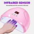 NYT 36W Drying Curing Nails Varnish Manicure Machine Usb Led Nail Dryer Uv Lamp Gel Nail Polish Fast Curing Light Timer Sensor. 