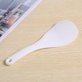 2X Kitchen Dotted White Plastic Flat Rice Scoop Paddle Meal Spoon. 