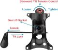 Office Chair Parts Tilt Control Metal Mechanism with 2.5mm thickness, 11 inch size for Office Chair Adjustable Seat (Imported Best Quality)/  Part Replacement , 11'' x 6.8" for Desk Chair Computer Chair Parts. 