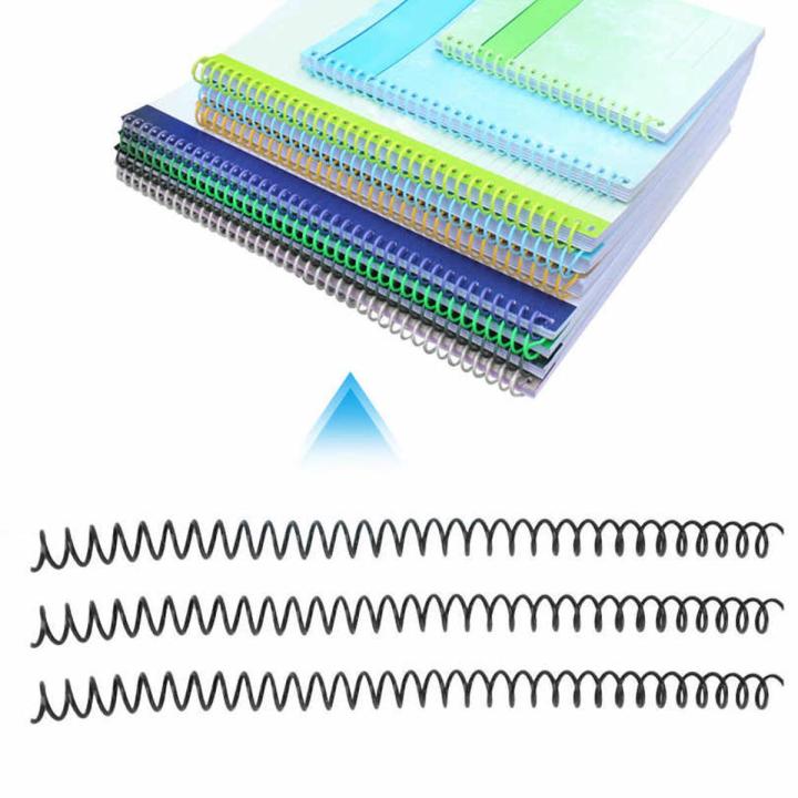 20Pcs Plastic Binding Ring 30 Hole Loose-leaf Spring Spiral Rings for A4 Paper