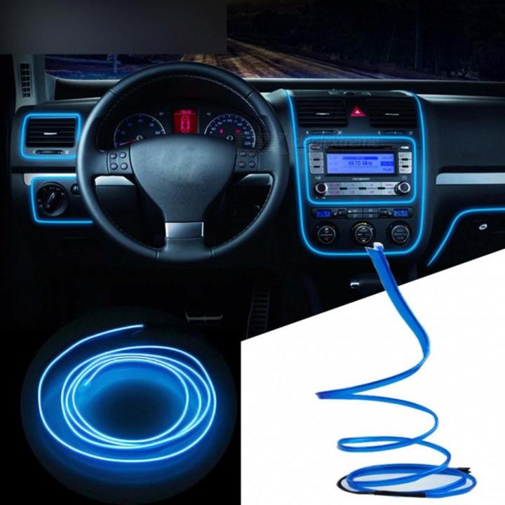 Car Dashboard light Neon Strip Light Car Interior Decor BLUE - For Honda Civic, City, Toyota GLI, Yaris, Wagon R, Alto VXR, Mehran and all Cars Jeep Buses Vans Parrado