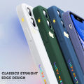Infinix Hot 9 X655C New Cartoon Girls Smile Rainbow Design Phone Case Square Edge Pattern Liquid Silicone Casing Full Cover Camera Protect Case. 