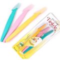 Reusable Face Eyebrow Razor For Women Facial Hair | Painless and Safe Facial Hair Remover For Eyebrows, Upper Lip, Forehead, Peach Fuzz, Side Locks, Chin and Sideburns (3 Razors Set. 
