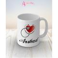 Dr arshad name mug. 