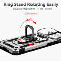 For Apple iPhone 13 Pro Max Phone Case, 2022 New Push Window Magnetic Car Mount Anti-Fall Hard Cover. 