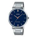 Casio MTP-VT01D-2BUDF - Stainless Steel Watch for Men. 