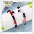ShopSphere 2Pcs/Set Gwen and Miles |Spider man and Spider girl | Me and Who Couple Magnetic Halloween Spider Heart Attract Chain Bracelets Couple Jewelry. 