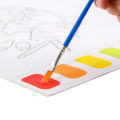 Watercolor Painting Bookmarks Book for Kids Palette Paint Book Water Coloring Drawing Book Toys Set with Brush. 