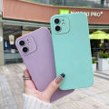 YIWESAN For Iphone 11 Cyan Case New Design Phone Case Shockproof Square Edge Pattern Silicone Casing Full Cover Angel Eye Camera Protection Cases Softcase. 