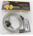 Steel Cable Bike Lock (wire lock,cycle lock). 
