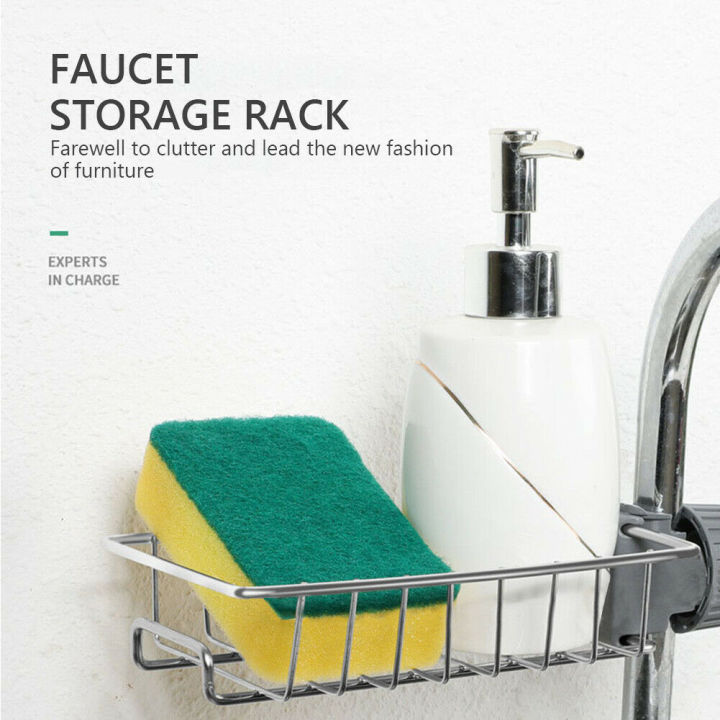 Sponge%20Holder,%20Stainless%20Steel%20Faucet%20Storage%20Rack,%20Adhesive%20Sink%20Caddy%20Organizer%20for%20Brush,%20Towel.%20Shower%20Soap%20Dish%20for%20Bathroom,%20Kitchen%20Hanging%20Storage%20Accessories%20-%20Image%205