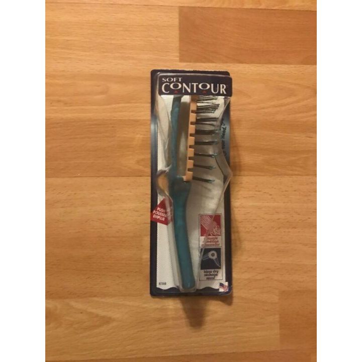 Vintage Goody Hair Brush -soft Contour USA