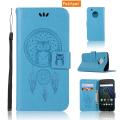 DuBaiNi For Motorola Moto E4 Mobile phone case Owl Pattern ultra-thin soft shockproof buffer anti fingerprint mixed whole-body protective cover simple atmosphere. 