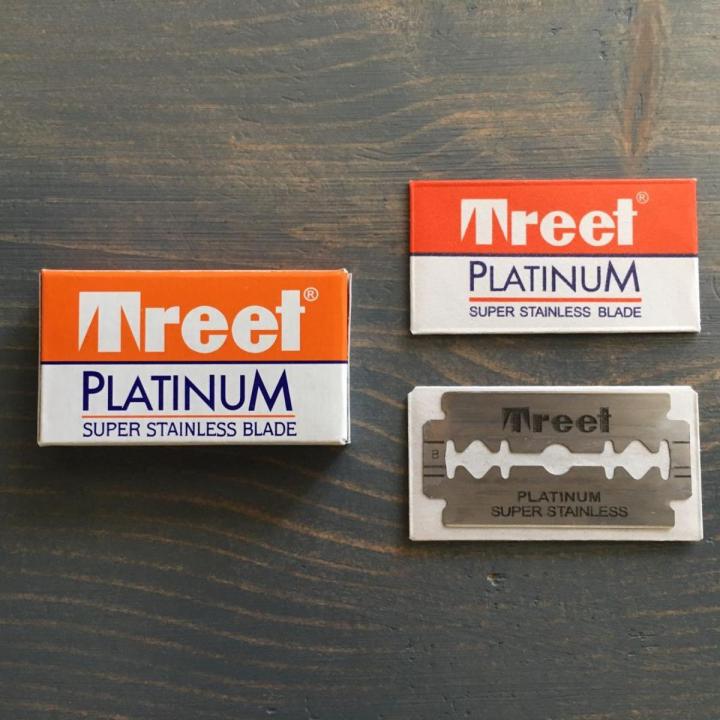 ( Pack of 20 ) Treet Platinum Blade, Shaving Blade, Salon Pack