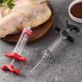 Meat Injector Syringe Marinade, BBQ Meat Syringe Marinade Injector With Stainless Steel Needle for Restaurant Hotel Home Kitchen BBQ Party Sauce Injector. 