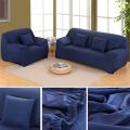 Jersey 5 Seater Sofa cover (3+1+1) | Standard Size, Stretchable Jersey Solid Color Elastic Fitted Sofa Covers. 