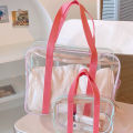 Large-capacity Pvc Swimming Transparent Water Beach Bag Shoulder Bag Storage Bag. 