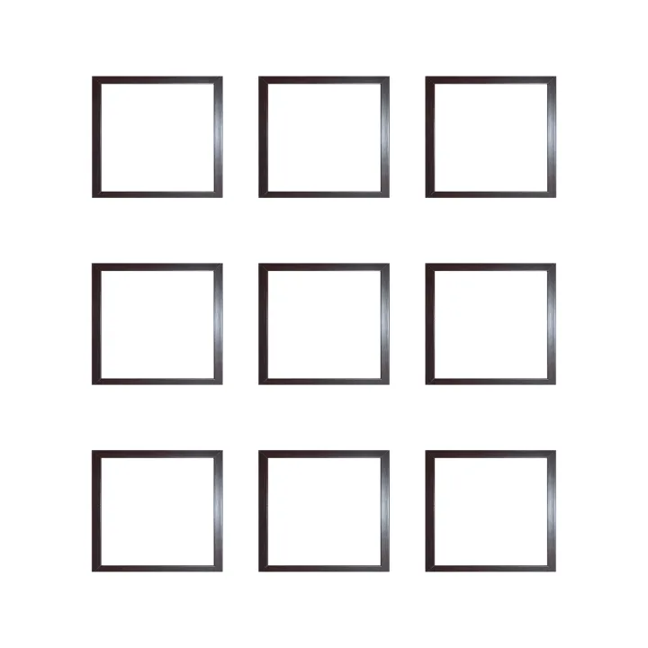Set%20of%209%20White%20Frame%20Photo%20Frame%20wall%20hanging%206x6%20inch%20Photo%20frame%20Foto%20Frame%20Picture%20frame%20Family%20Collage%20Wall%20Decor%20-%20Image%202