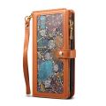For iPhone 6s Plus / 6 Plus ESEBLE Star Series Lanyard Zipper Wallet RFID Leather Case. 