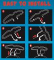 Car Clothes Hanger Car Seat Hook Auto Back Seat Headrest Coat Hanger Jackets Hanging. 