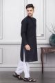 Zarf Aswad Black Summer Kurta. 
