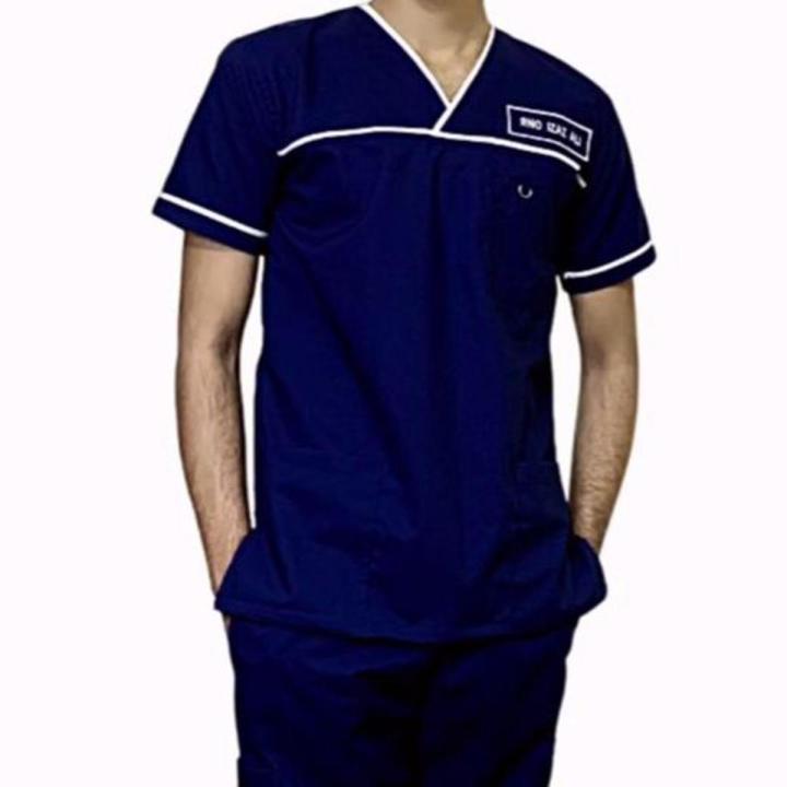 doctors outfit Scrub suits OT uniform kit outfit for nursing staff cross neck
