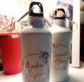 Customized Water Bottle - You can print your Logo, Text, Name and picture - 600 ml Stainless Steel HD printed best gift gift for him for her. 