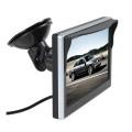 5 Inch Car Rear View Monitor, TFT LCD Display Monitor for DVD Vehicle Backup Cameras Vehicle Reversing Parking System. 
