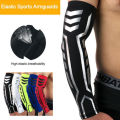 1 Pcs Sports Arm Sleeves Outdoor Running Elbow Support Basketball Badminton Fitness Running Sports Protective Gear. 