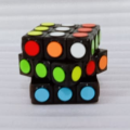 New Rubik Cube 3x3 Black. 
