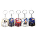 Soccer Players Car Keychain Football Scoring Card Keychain Soccer Players Around Backpack Decoration Fans Collection Gifts LUKE. 