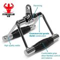 Premium Revolving Low Pulley Handle Pulley Cable Machine Handle Biceps Triceps Back Muscle Workout Hand Grip Lat Pull Down Bar-FITNESSCUUB419. 