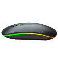 HXSJ M40 2.4GHZ 800,1200,1600dpi Third Gear Adjustment Colorful Wireless Mouse USB Rechargeable. 